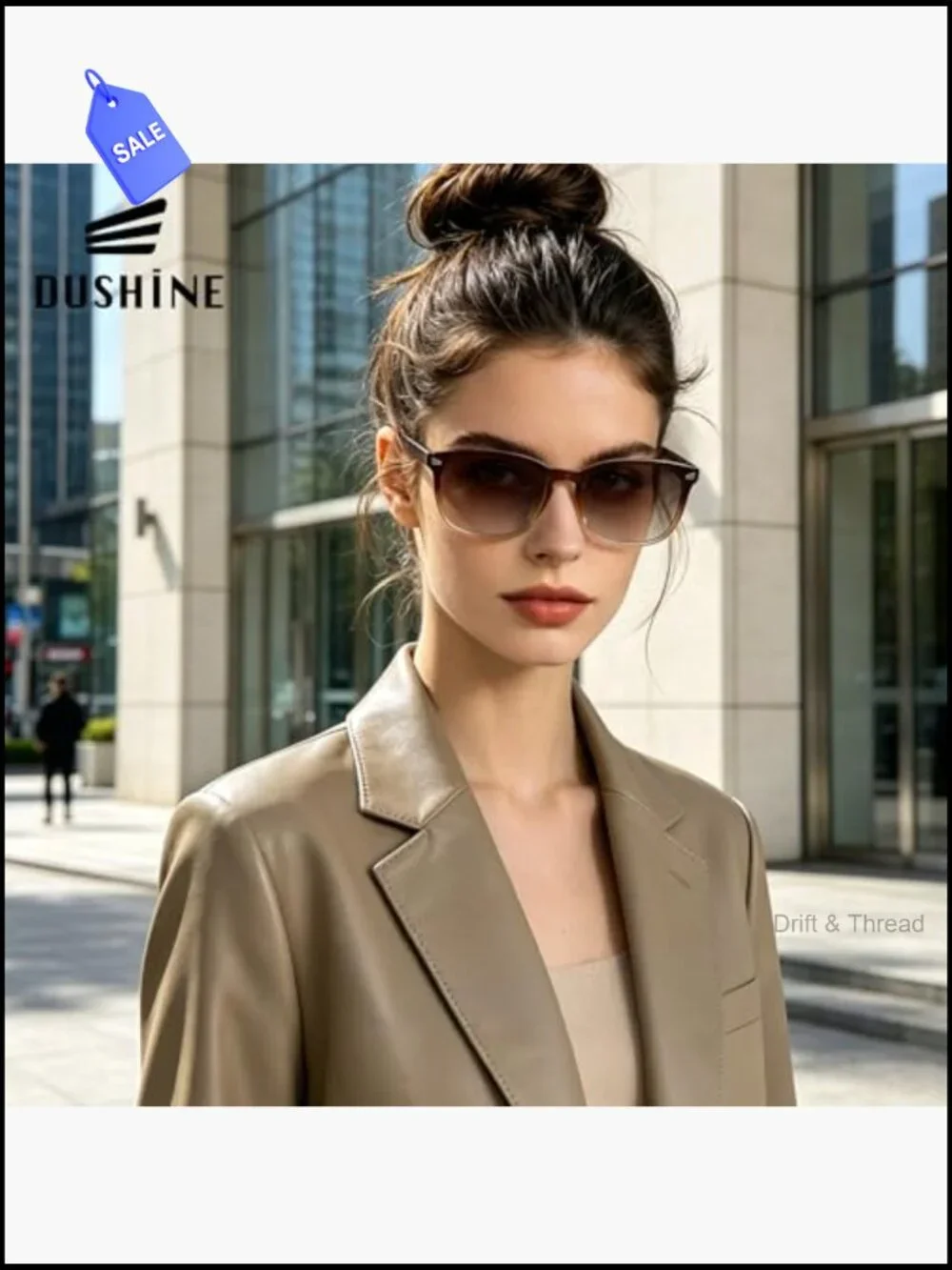 Polarized Sunglasses for Women Retro UV400 Protection Lightweight